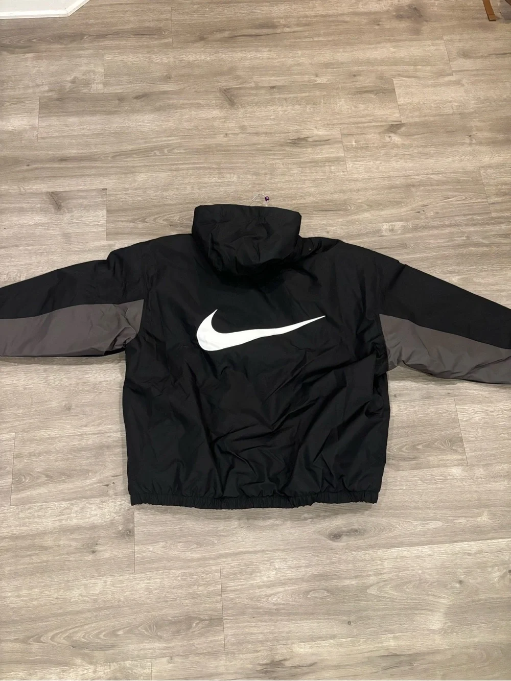Nike Sportswear Mens Size XXL Solo Swoosh Hooded Puffer Jacket ($300) FB7852-010